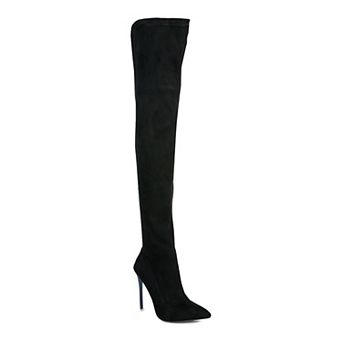 London Rag Atelier Women's Stretch Stiletto Boots