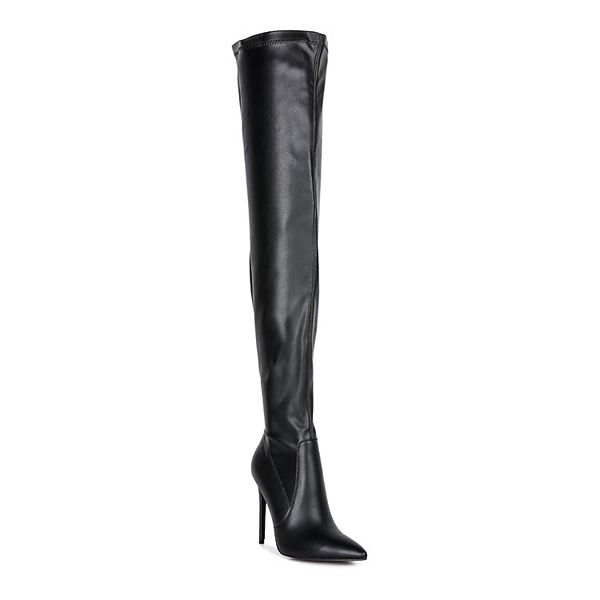 London Rag Gush Women's Over-The-Knee High Heel Boots