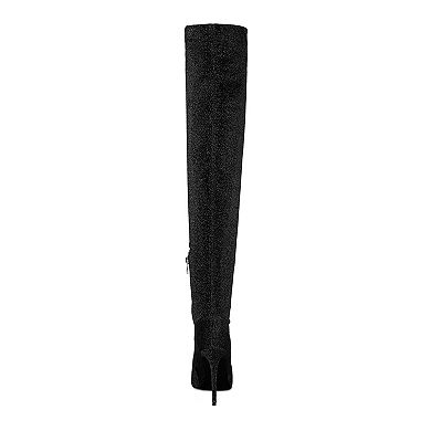 London Rag Tigerlily Women's High Heel Over-The-Knee Boots