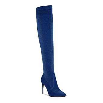 London Rag Tigerlily Women's High Heel Over-The-Knee Boots