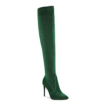 London Rag Tigerlily Women's High Heel Over-The-Knee Boots