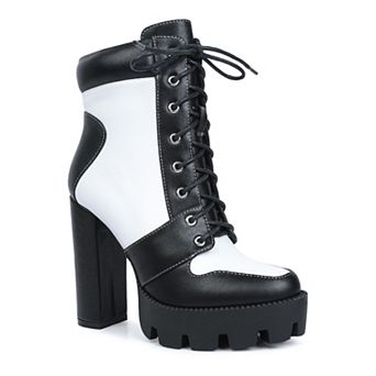 London Rag Moos Women's Block Heel Boots