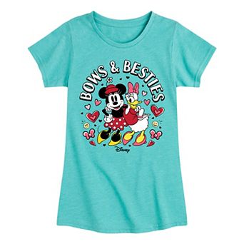 Disney's Minnie Mouse Girls 7-16 Bows & Besties Hearts Graphic Tee