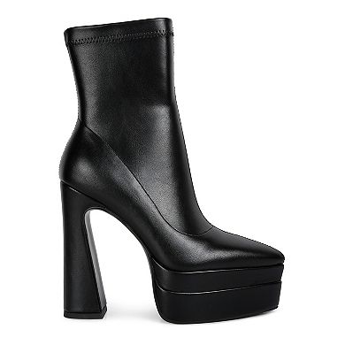London Rag Dextra Women's High Heel Ankle Boots