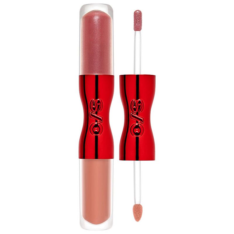 Lip Snatcher Hydrating Liquid Lipstick and Lip Gloss Duo, Size: 0.24 Oz, Be