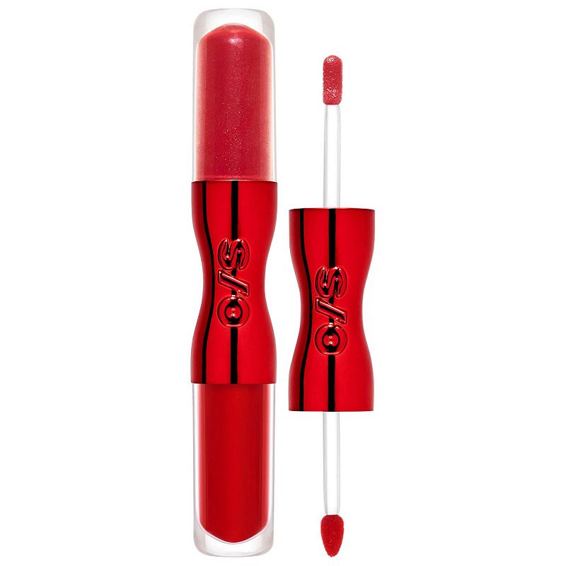 Lip Snatcher Hydrating Liquid Lipstick and Lip Gloss Duo, Size: 0.24 Oz, Re