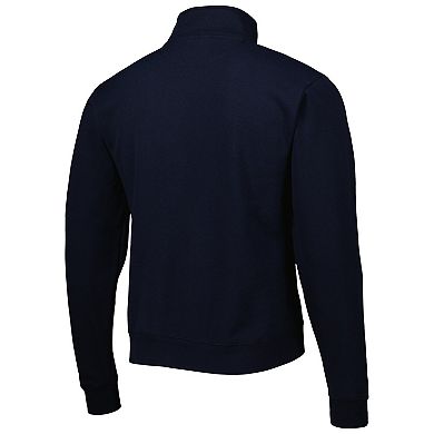 Men's Navy Auburn Tigers Stack Essential Fleece Quarter-Zip Sweatshirt