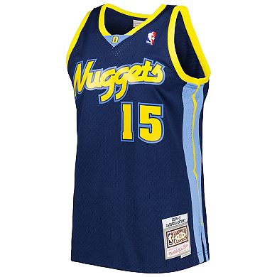 Men's Mitchell & Ness Carmelo Anthony Navy Denver Nuggets 2006-07 Hardwood Classics Swingman Jersey