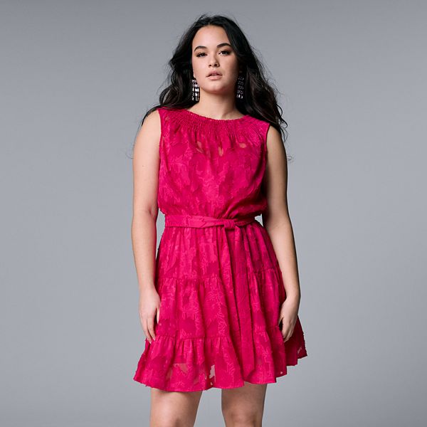 Raspberry Sporty Tank Dress - Women - Ready-to-Wear