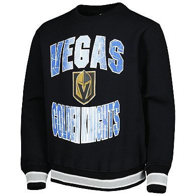 Youth Black Vegas Golden Knights Classic Blueliner Pullover Sweatshirt