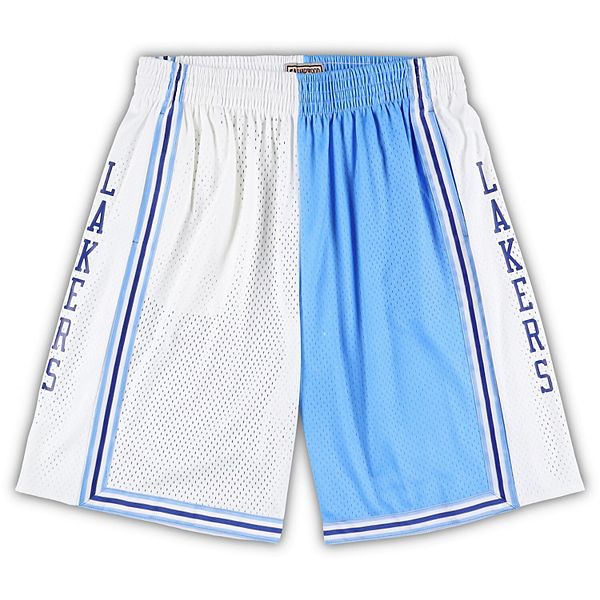 Los angeles lakers basketball shorts blue