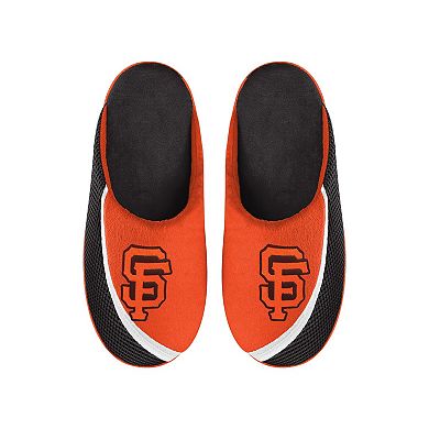 Men's FOCO San Francisco Giants Big Logo Color Edge Slippers
