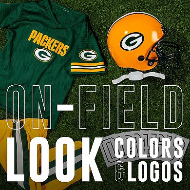 Franklin Sports Green Bay Packers Kids NFL Uniform Set