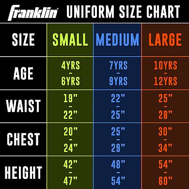 Franklin Sports New York Giants Kids NFL Uniform Set