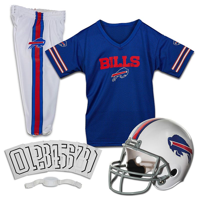 Franklin Sports NFL Buffalo Bills Youth Licensed Deluxe Uniform Set, Large