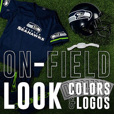 Franklin Sports Seattle Seahawks Kids NFL Uniform Set