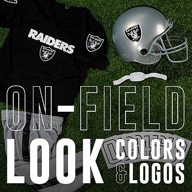 Franklin Sports Las Vegas Raiders Kids NFL Uniform Set