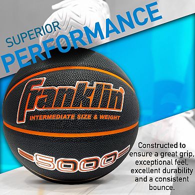 Franklin Sports 5000 28.5-Inch Official Size Indoor Women's Basketball with Air Pump Included