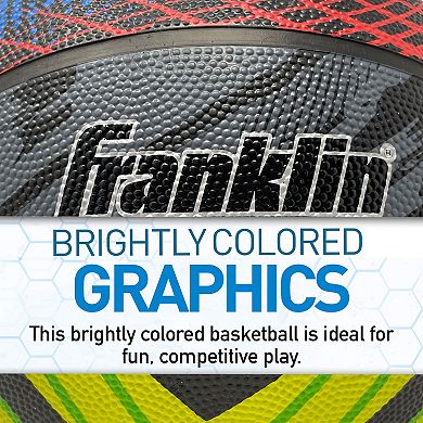 Franklin Sports MYSTIC 28.5-Inch Women's Indoor + Outdoor Basketball with Air Pump Included