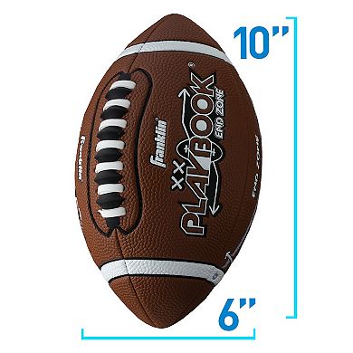 Franklin Sports Playbook Junior Youth Football with Play Diagrams and Included Air Pump 