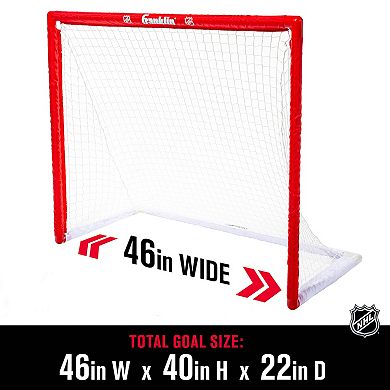 Franklin Sports NHL Youth Hockey Sticks, Goal & Roller Ball Set