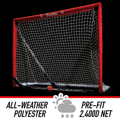 Franklin Sports NHL Youth Hockey Sticks, Goal & Roller Ball Set
