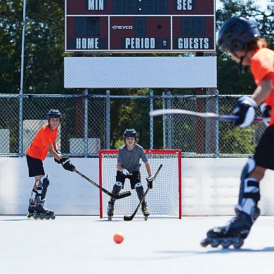 Franklin Sports NHL Youth Hockey Sticks, Goal & Roller Ball Set