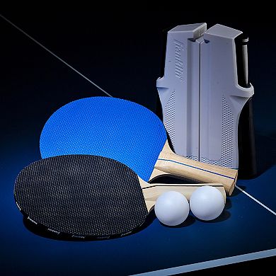 Franklin Sports Portable Adjustable Ping Pong Net Set with Paddles and Balls