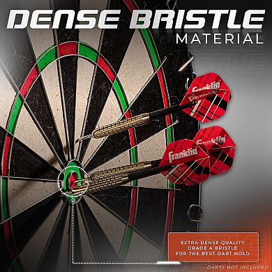 Franklin Sports Official Regulation Size Bristle Self-Healing Sisal Dartboard