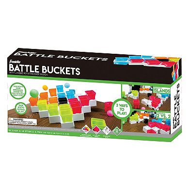 Franklin Sports Battle Buckets Fast Paced Four Player Ping Pong Game