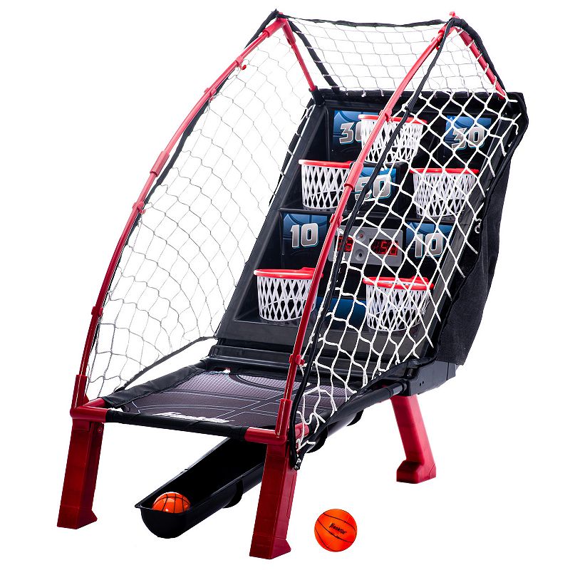 Franklin Sports Anywhere Basketball Table-Top Arcade Game, Red