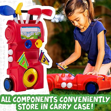 Franklin Sports MyFirst Plastic Golf Clubs and Balls Set for Kids and Toddlers