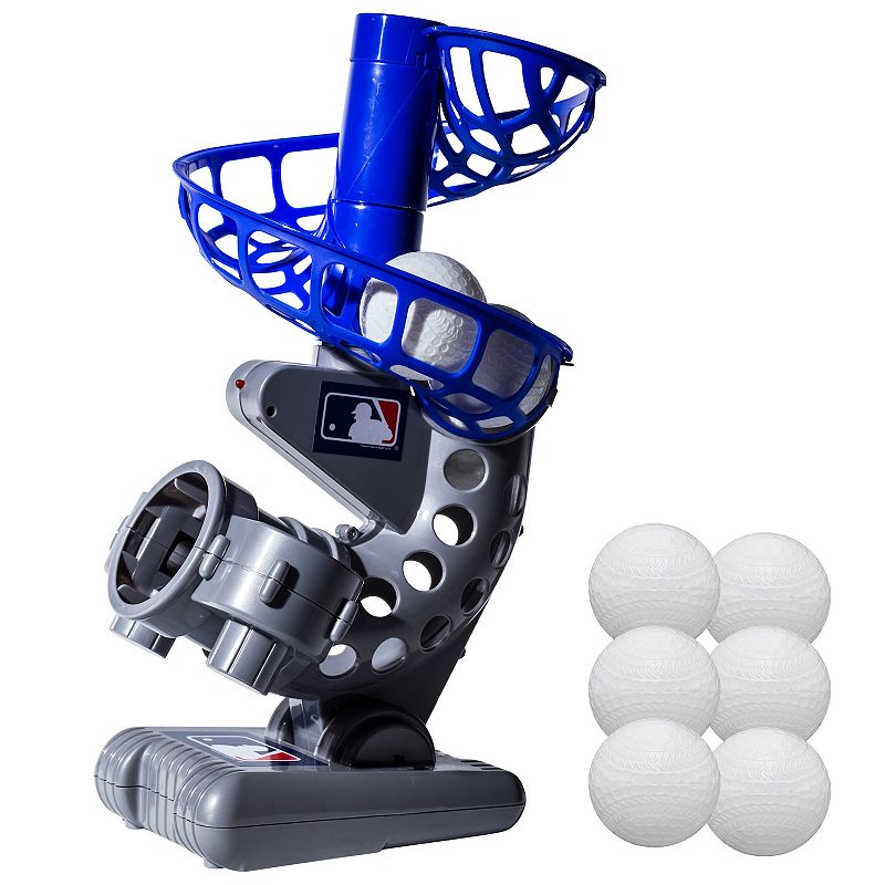 Franklin Sports MLB Electronic Baseball Pitching Machine, Blue
