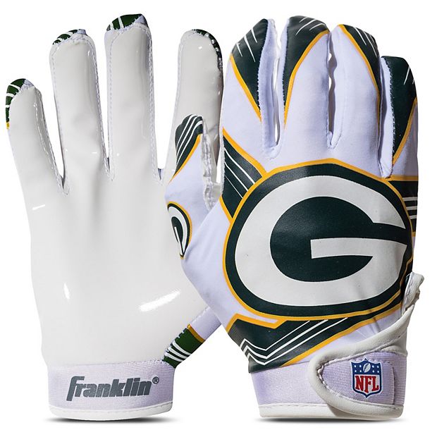 Franklin Sports NFL Packers Youth Football Receiver Gloves