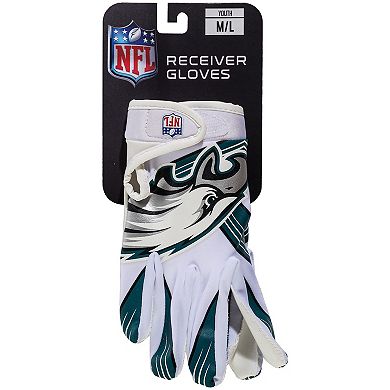 Franklin Sports NFL Eagles Youth Football Receiver Gloves