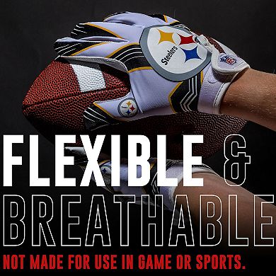 Franklin Sports NFL Steelers Youth Football Receiver Gloves