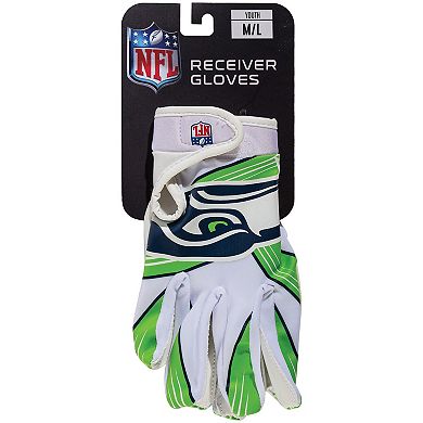 Franklin Sports NFL Seahawks Youth Football Receiver Gloves