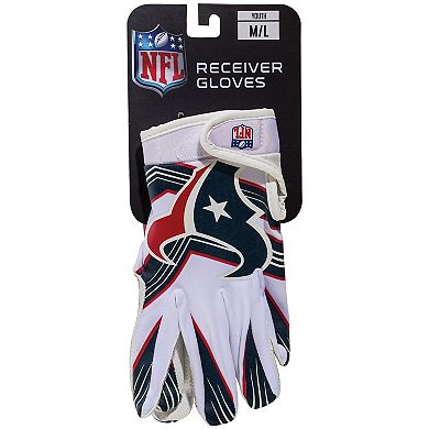 Franklin Sports NFL Texans Youth Football Receiver Gloves