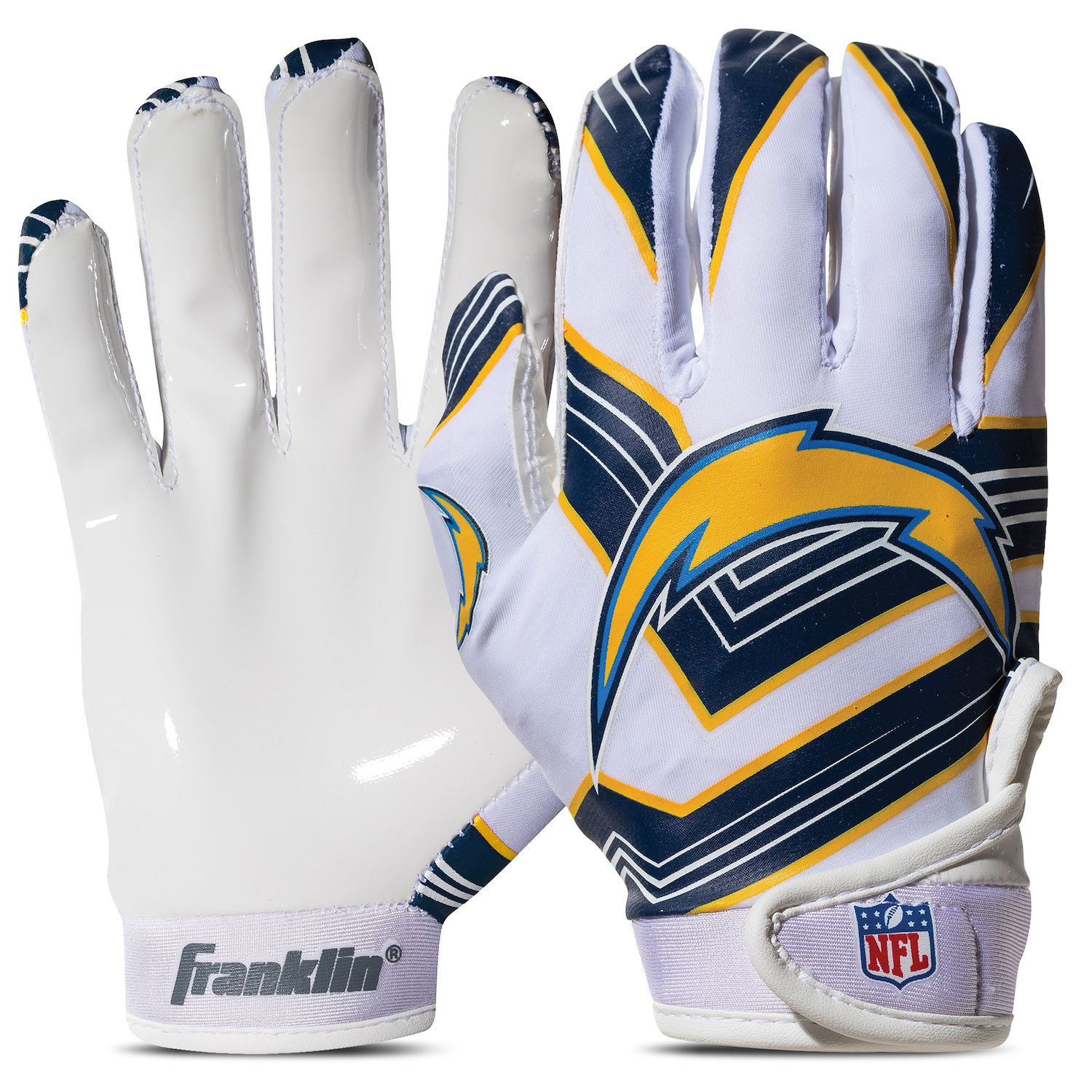 Franklin Sports NFL Miami Dolphins Youth Football Receiver Gloves 