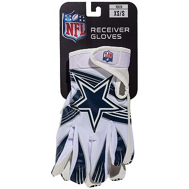 Franklin Sports Dallas Cowboys Youth NFL Football Receiver Gloves