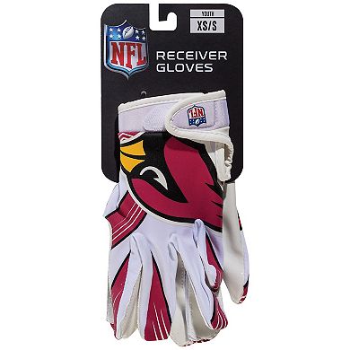 Franklin Sports Arizona Cardinals Youth NFL Football Receiver Gloves