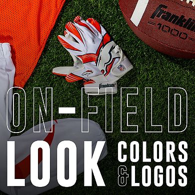 Franklin Sports Denver Broncos Youth NFL Football Receiver Gloves