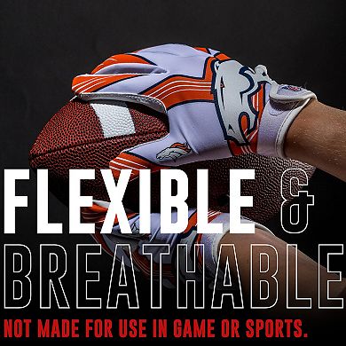 Franklin Sports Denver Broncos Youth NFL Football Receiver Gloves