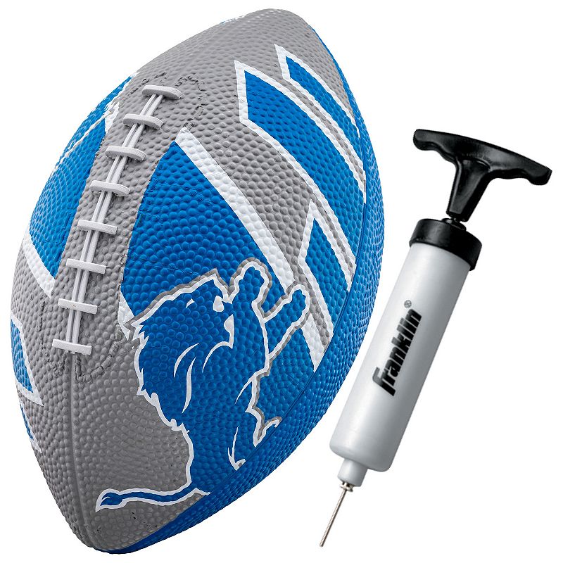 Franklin Sports NFL Detroit Lions Mini 8.5 Football, Blue
