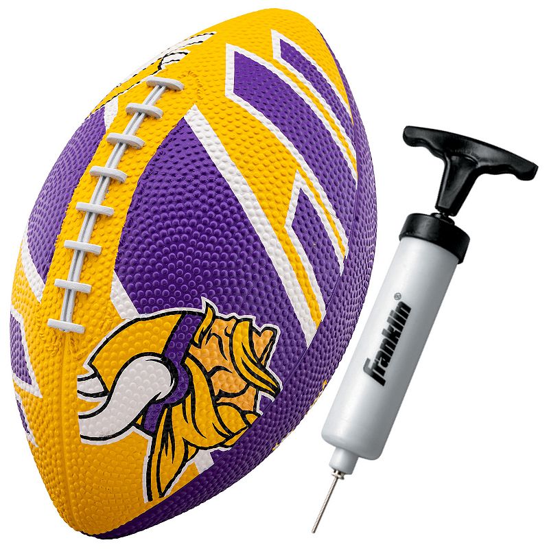 Franklin Sports NFL Minnesota Vikings Mini 8.5 Football, Purple