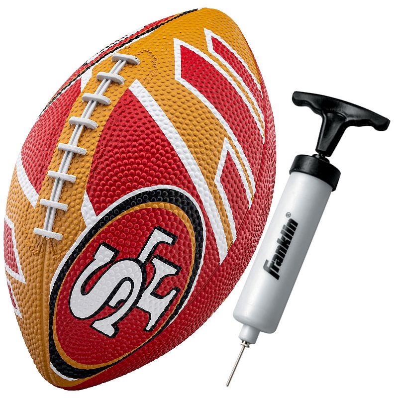 Franklin Sports NFL San Francisco 49ERS Mini 8.5 Football, Red