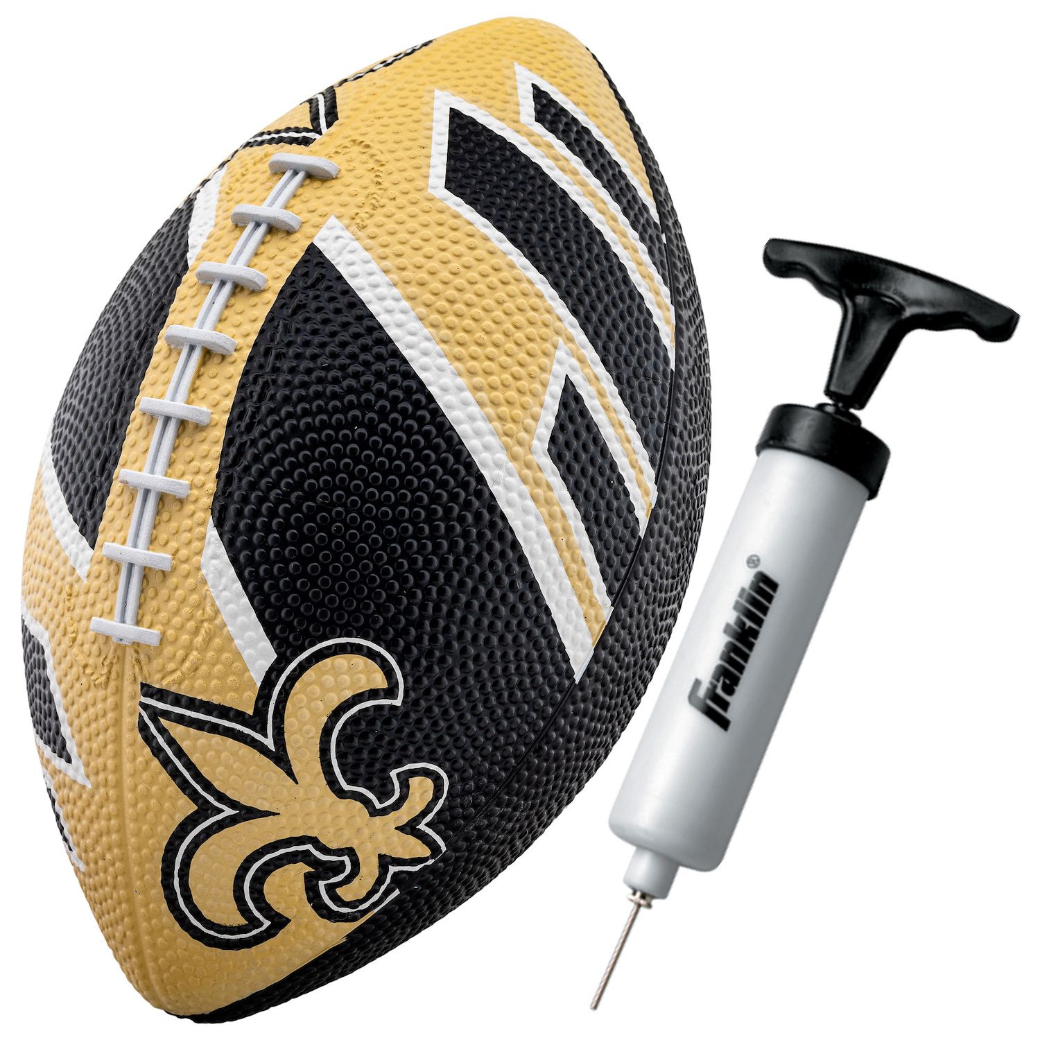 Franklin Sports NFL New Orleans Saints Youth Flag Football Set