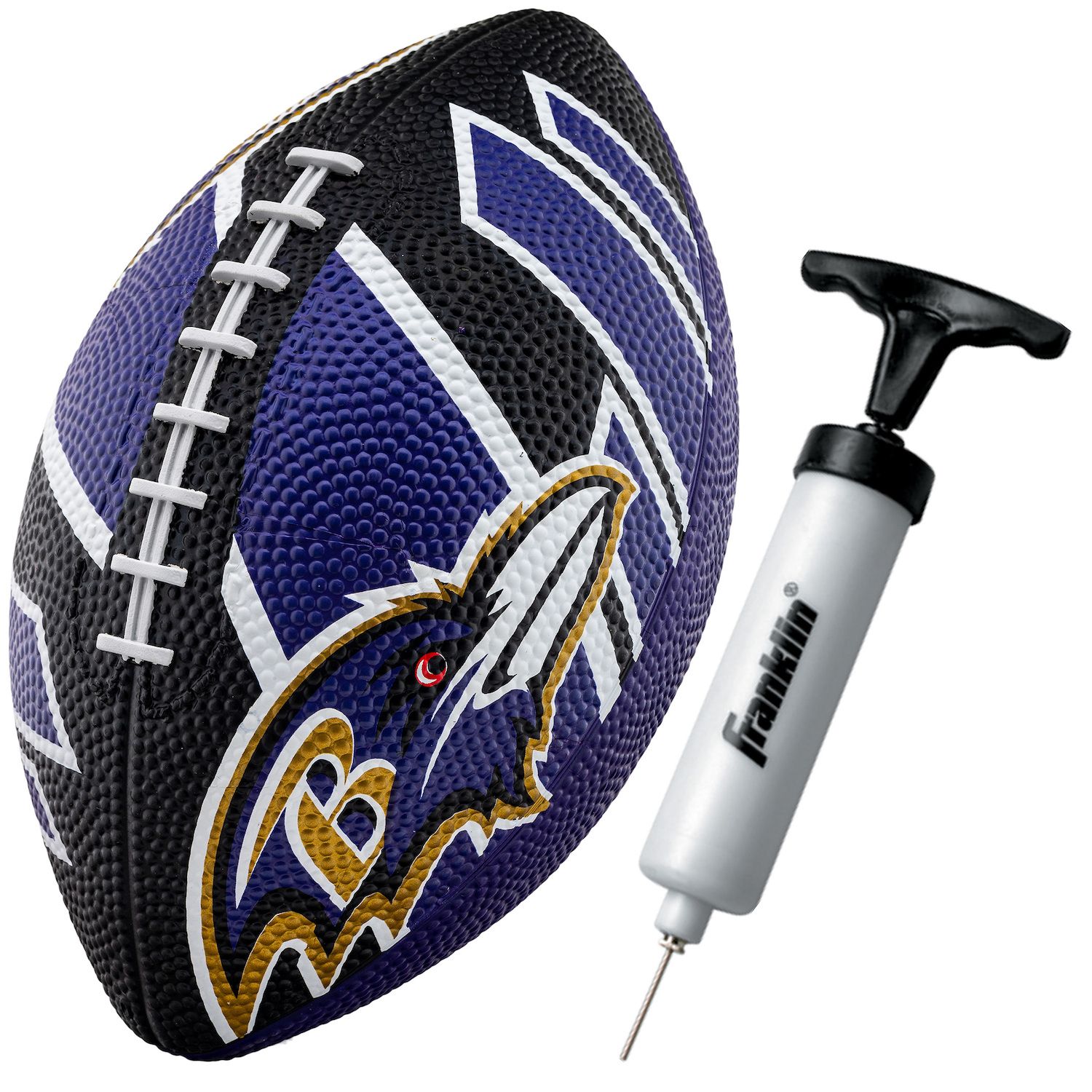 Baltimore Ravens Pinwheel Logo Mini Football