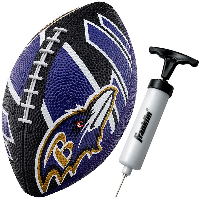 Franklin Sports NFL Baltimore Ravens Mini 8.5 Football, Purple