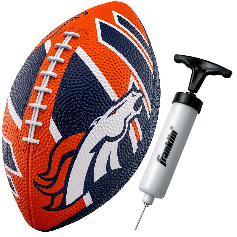 Franklin Sports NFL Denver Broncos Mini 8.5 Football, Blue